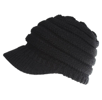 Women's Soft Knit Ponytail Beanie