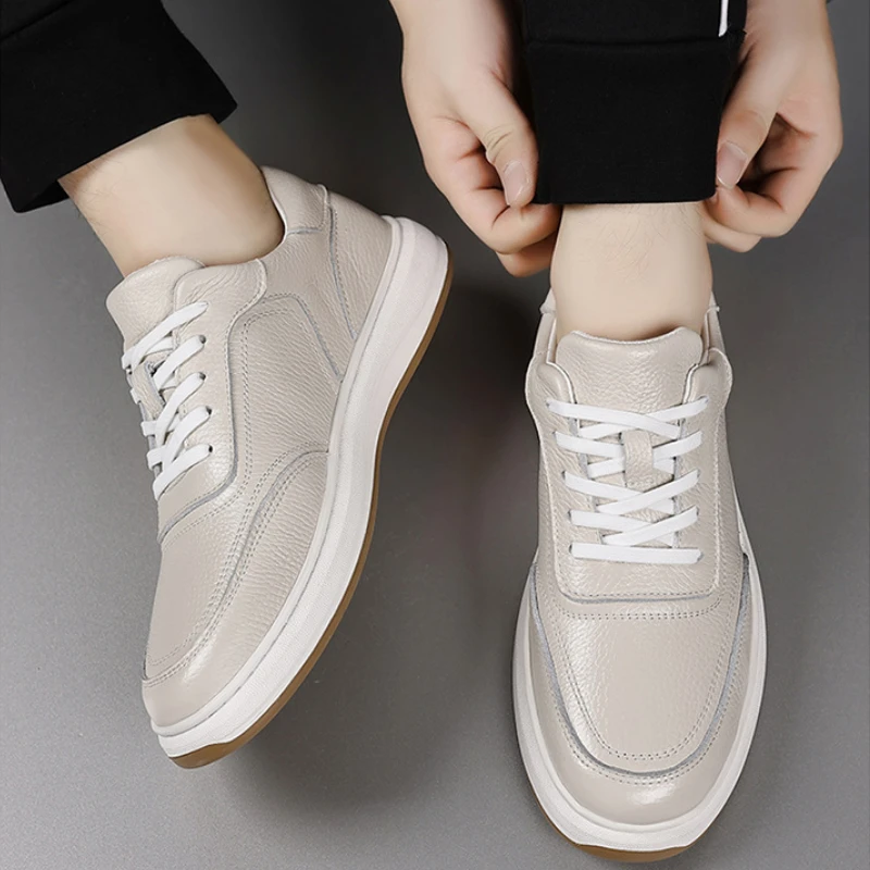 Men's Casual Leather Sneakers